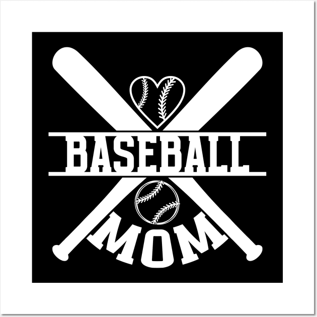 Baseball Mom Wall Art by Emma